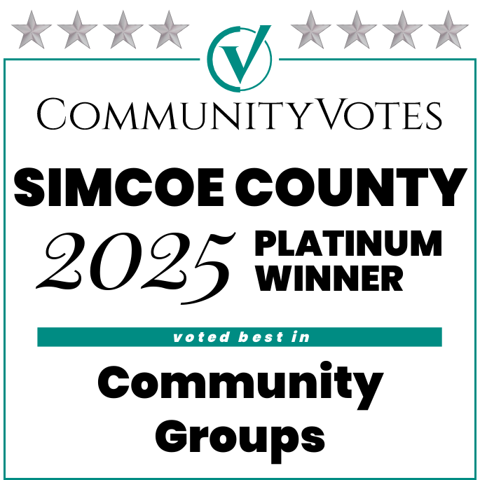 CommunityVotes Simcoe County 2025: Platinum winner, Community Groups